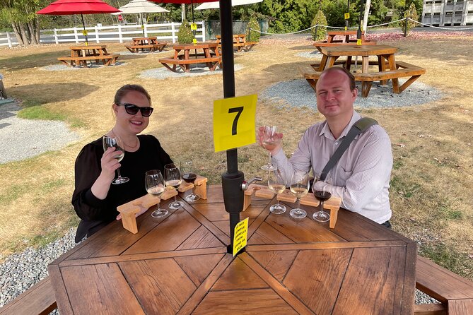 Elegance Unforgettable Tesla Wine Tour & Lunch - Stop 3: Backyard Vineyards in Langley’s Township of Langley