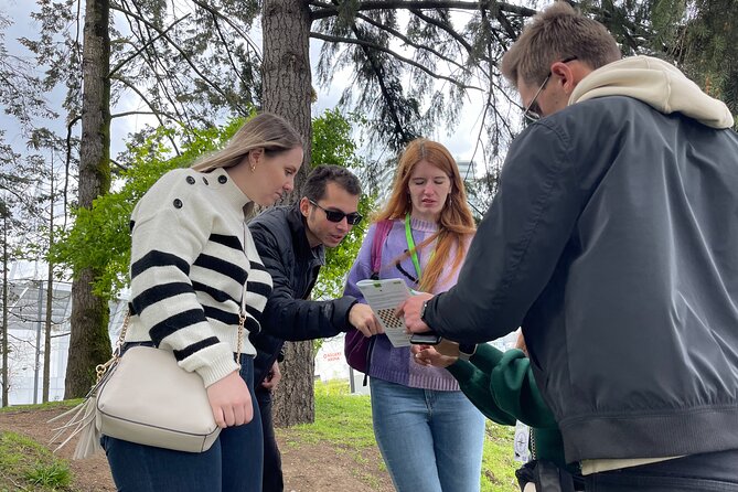 Foxtrail Scavenger Hunt - Amphibious Trail Vancouver - How the hunt flows: clues, lockboxes, codes, and outdoor searches