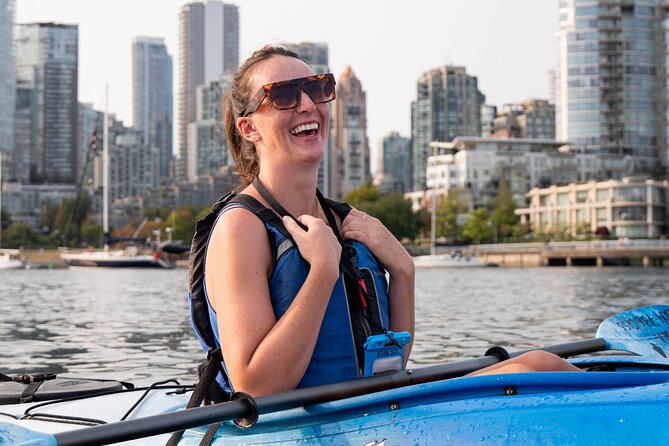 Granville Island Vancouver Kayak Tour with Coffee & Snacks (3hrs) - English Bay coffee-and-snack stop: the best mid-tour reset
