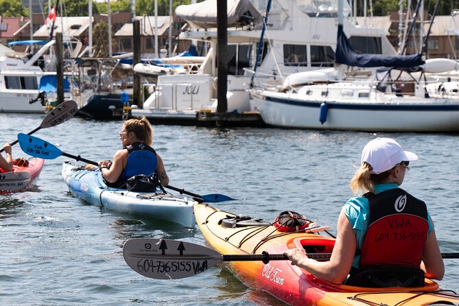 Granville Island Vancouver Kayak Tour with Coffee & Snacks (3hrs) - Kayak setup and getting comfortable without stress