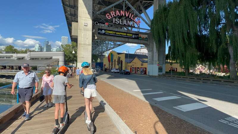 Great Vancouver EUC & E-scooters loop tour - Granville Island Public Market: lunch, shopping, and a normal human pause