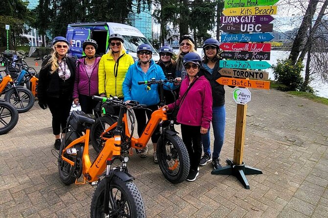Guided E-Bike Tour Stanley Park and Hidden Gems - Small Groups - Gastown and Steam Clock to Granville Island: an easy downtown-to-waterfront start