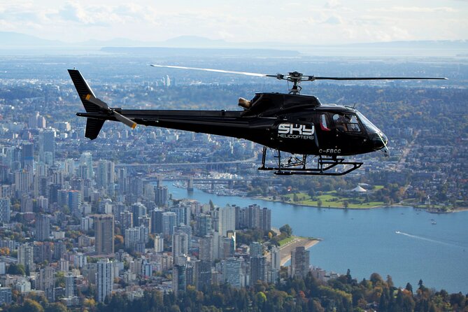 Helicopter Tour of Vancouver City (Depart SKY Hangar) - Stanley Park from above: 1001 acres of city edge