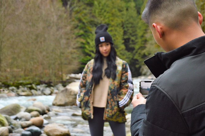 Photography in Rainforest & Suspension Bridge - Stop 1: Lynn Canyon Park suspension bridge and old-growth rainforest