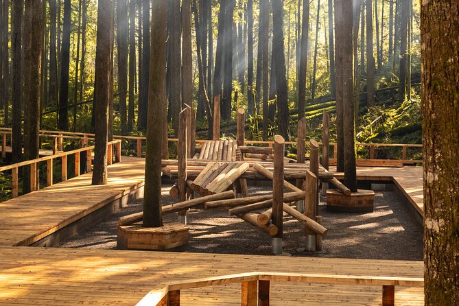 Squamish Canyon - Entering the 1.5 km elevated route: Canyon Walkway plus rainforest boardwalk