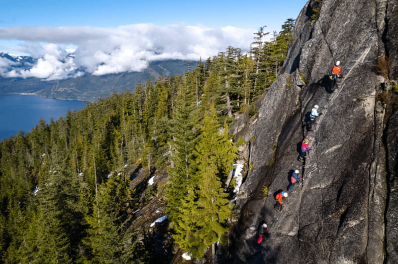 Squamish: Via Ferrata Climbing Adventure - The Old-Growth Approach on Sea to Summit Trail