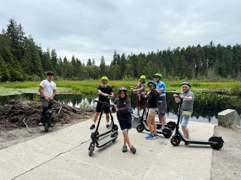 Stanley Park EUC & E-scooters loop tour - Starting at 1455 Quebec St and getting comfortable fast