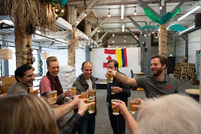 Street Art and Craft Beer 2 in 1 Walking Tour Vancouver - Olympic Village Square: Skyline Views to Start Strong