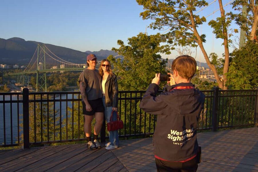 Sunset Bus Tour: Stanley Park & English Bay Photostops - From 900 Canada Pl to the first real sights