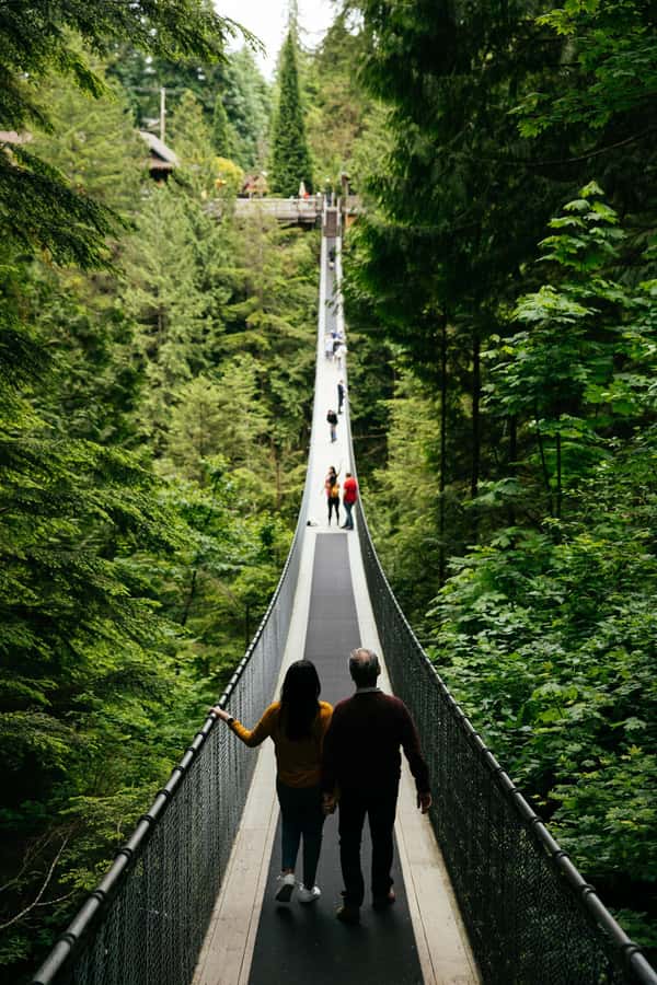 Vancouver: Capilano Bridge, Cleveland Dam & Lynn Canyon Tour - What to pack and how to pace yourself on rainforest paths