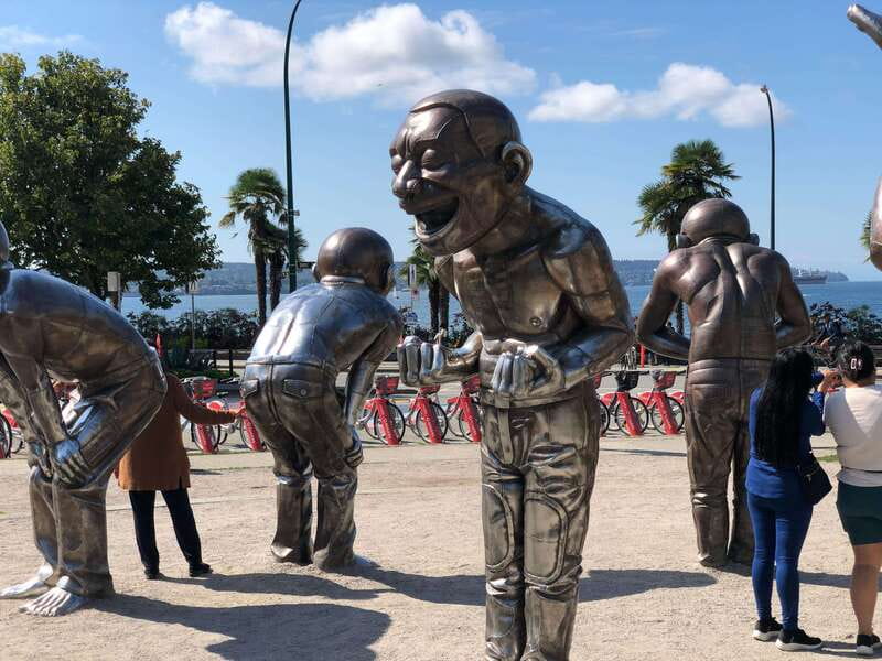 Vancouver City Tour: The Only Full Small-Group Car Tour - Stanley Park stops: Totem Park, Brockton Lighthouse, Prospect Point, and Hollow Tree