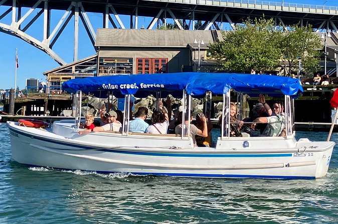 Vancouver False Creek Ferry Tour - English Bay and the anchored ships: the last scenic beat
