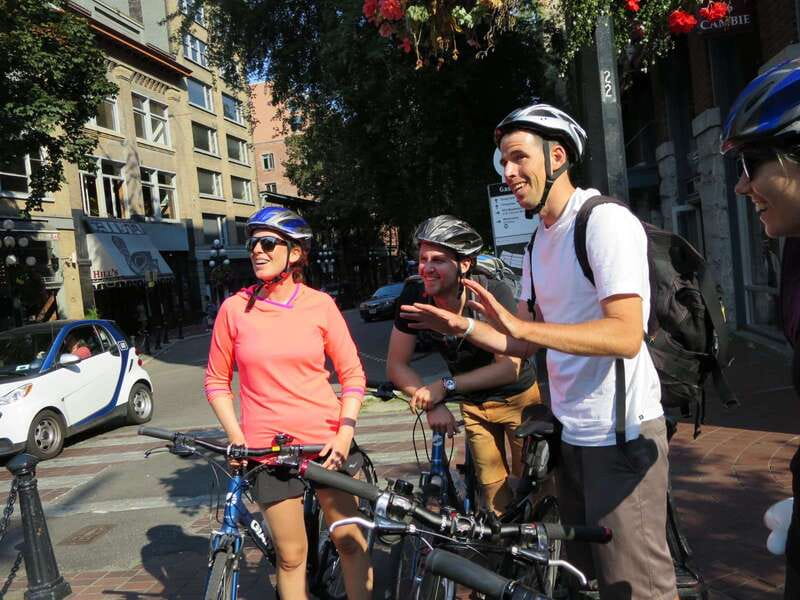 Vancouver: Gastown, Chinatown & Granville Island Bike Tour - Roundhouse Community Centre and the story of Canada’s first train across