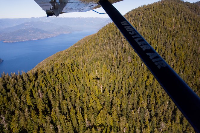 Vancouver Panorama Scenic Seaplane Tour - North Shore Mountains, English Bay area, and westward scenery
