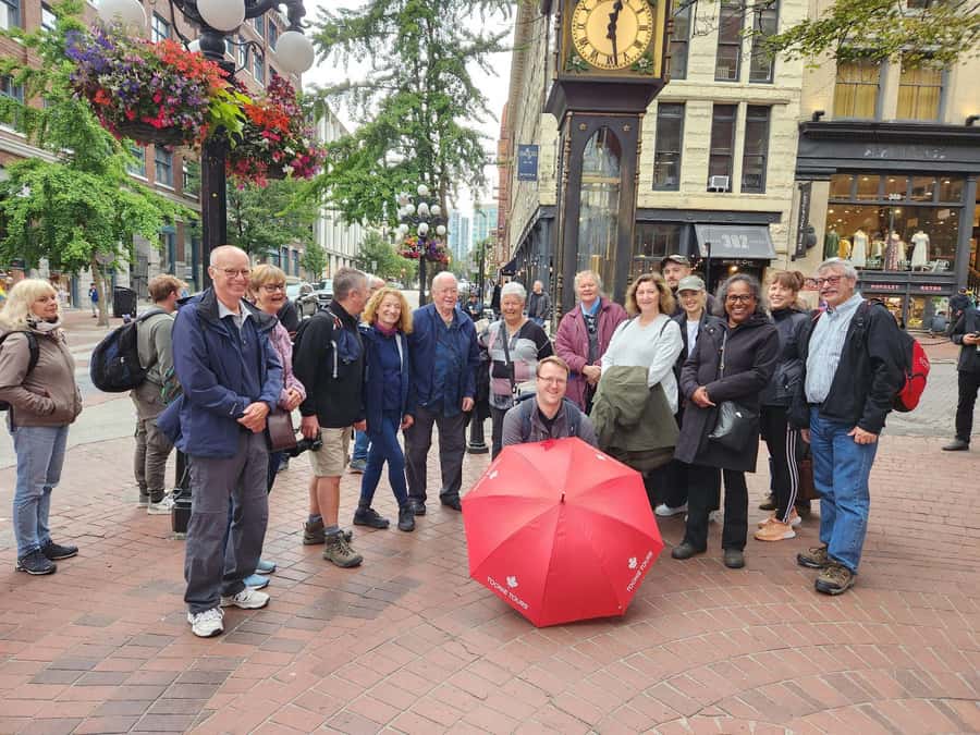 Vancouver: Private Walking Tour of City Highlights | 3-Hour - Granville Street pop culture and the mid-tour break at Vancouver Public Library