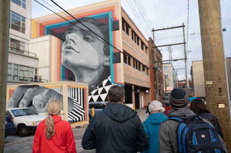 Vancouver: Street Art & Craft Coffee Walking Tour w/ Tasting - The Beaumont Studios artist society stop you can’t see alone