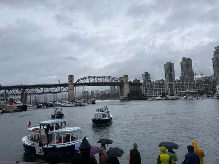 Vancouver Tour/Car/Grandville Island/Queen Elizabeth/China T - Gastown Steam Clock Walk and Robson Street Snapshot
