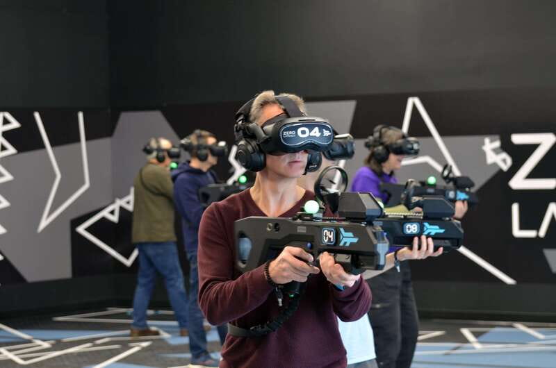 Vancouver: Virtual Reality by Zero Latency - Outbreak - The 1500-square-foot arena: what free-roam means in real life